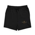 Th3rdstandard Moment of Silence Gold Skull & Wings Fleece Sweatshorts — Men's Casual Streetwear