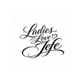 Th3rdstandard Ladies Love Jefe  Sticker for Laptops, Gadgets Etc.