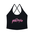 Th3rdstandard Pretty Smitty Women's Tight Halter Yoga Tank Top