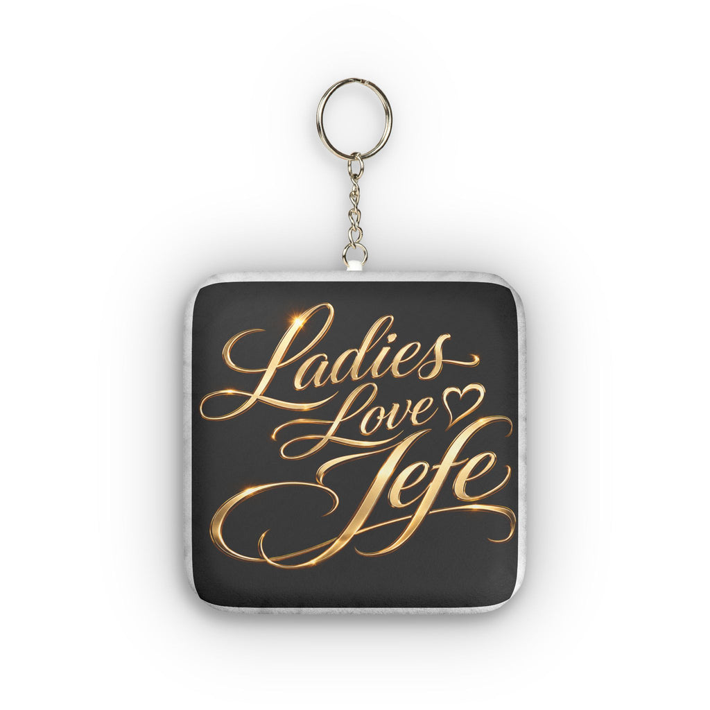 Th3rdstandard Ladies Love Jefe Mini Plush Keychain – Square Plush Bag Charm
