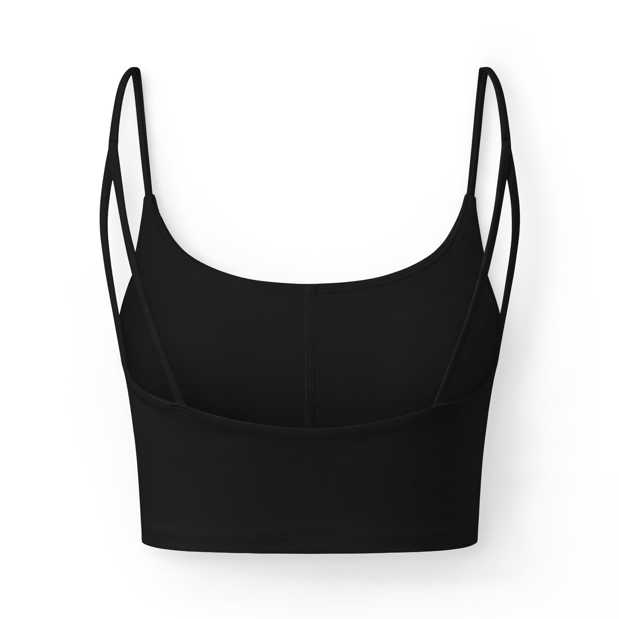 Th3rdstandard Luxe Bra — 'Pretty Smitty' Pink Logo Cropped Bralette